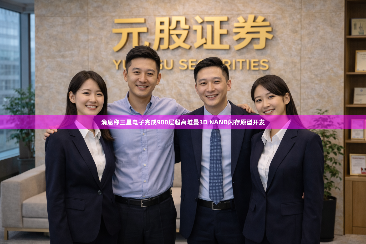 消息称三星电子完成900层超高堆叠3D NAND闪存原型开发