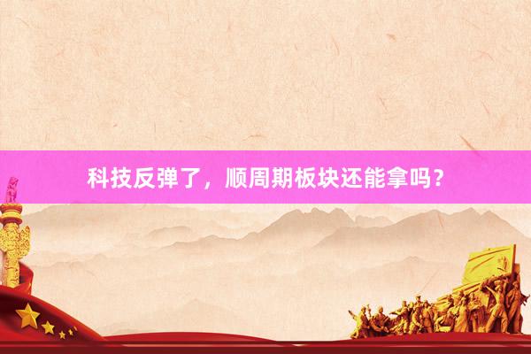 科技反弹了，顺周期板块还能拿吗？