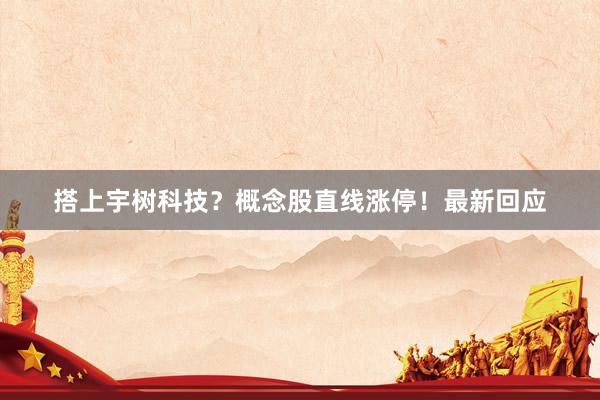 搭上宇树科技？概念股直线涨停！最新回应